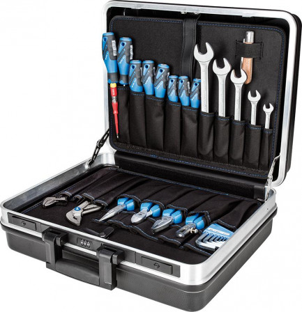 Jeu d'outils Basic Universal 74 pcs. dans malletteABS