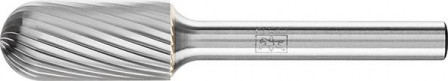 Fraise sur tige carbure forme cyl. bout arrondi 1225 3 6mm 12x25mm 