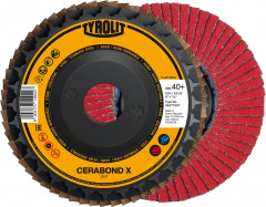 Disque à lamelles CERABOND X 125mm CA-40 ond. 