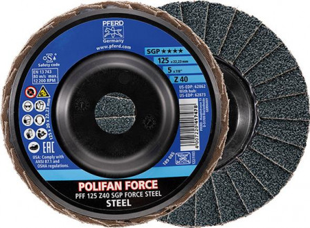 Disque à lamelles FORCE SGP STEEL 125 mm D 40 