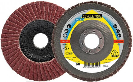 Disque à lamelles SMT 674125x22,23mm bombée corindon céramique K60 