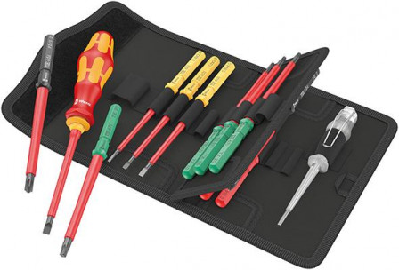 Jeu de lames interchangeables Kraftform Kompakt VDE 16 pièces 