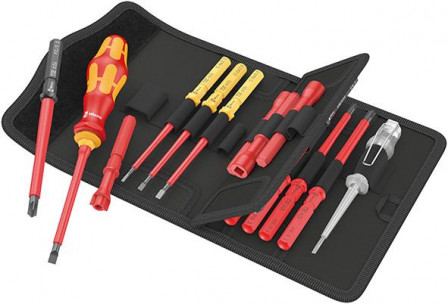 Jeu de lames interchangeables Kraftform Kompakt VDE 18 pièces 