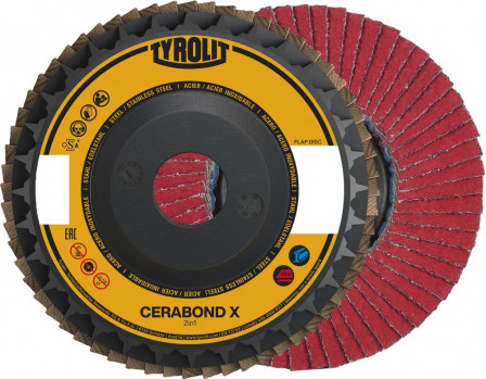 Disque à lamelles CERABOND X 125mm CA-60 ond. 