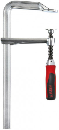 Serre-joint tout acier a.manche bicomposant 250x1 20mm Poignée rabatt. 