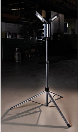 Projecteur à ailettes rechargeable TOWER COMPACT CONNECT 1250-2500lumens sans bat. 