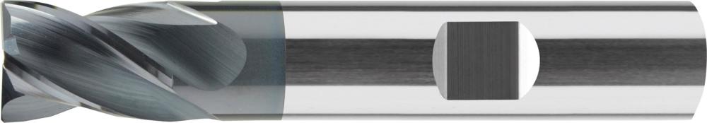 Fraise HPC courte carbure monobloc TiLAN 5/38° type UNI D4 ch. 16mm  