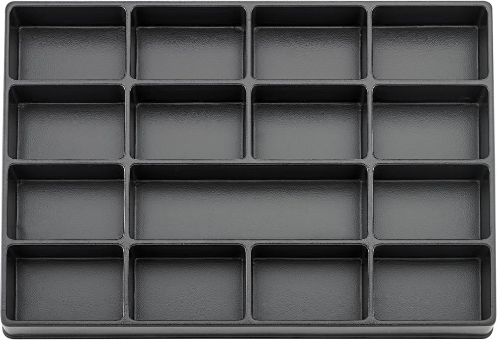 Module d'outillage 3/3 vide 15 compartiments plastique