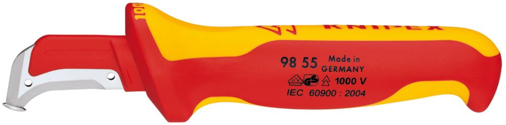 Couteau d'électricien VDE155mm avec lame 38mm