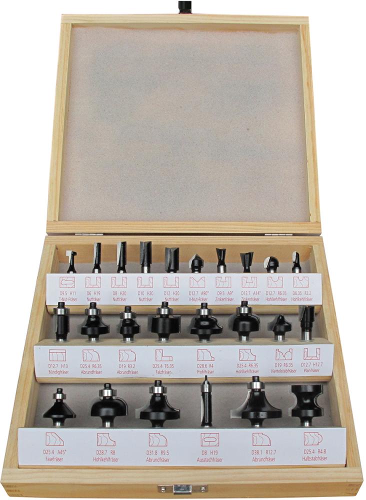 Jeu fraises bois 24pcs S8coffret en bois 