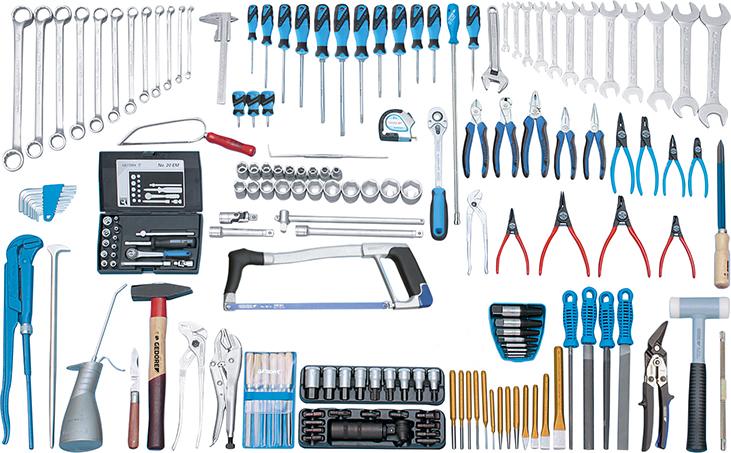 Jeu d'outils Mécanicien 180 pièces dans un carton