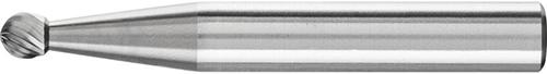 Fraise sur tige carbure forme sphérique 0403 5 6mm4x3,6mm 