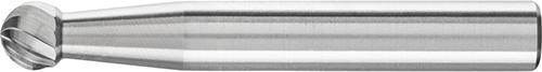 Fraise sur tige carbure forme sphérique 0605 3 6mm6x5,4mm