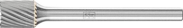 Mini-fraise sur tige carbure cylindrique avec denture frontale 0607 5 3mm 6x7mm