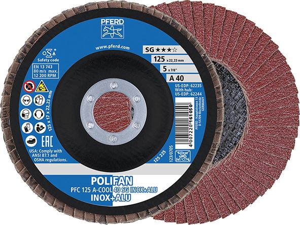 Disque à lamelles A-COOL SG bombé 125mm G60