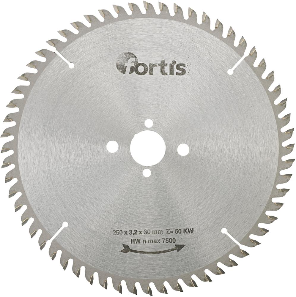 La scie cir carb 250x3,2 x30mm Z60KW