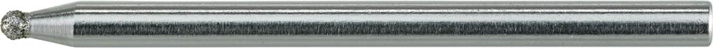 Meule sur tige diamant STK forme sphérique 2x45mm/3 