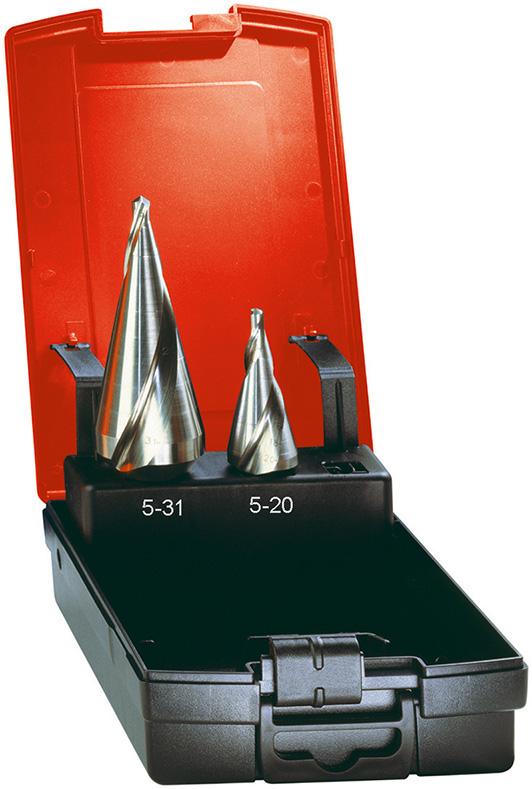 Jeu de forets perce-tôle HSS 4-31mm 