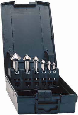 Fraise conique Advanced DIN335 HSSE 90° rectifié CBN forme C 6,3-20,5mm 