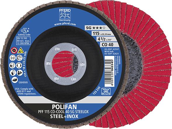 Disque à lamelles SGP-COOL droit 115mm CO40