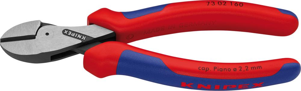 Pince coupante diagonale compacte polie avec branches en plastique 160mm