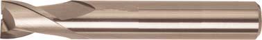 Fraise courte DIN6527 carbure monobloc D2 queue HA 6mm  