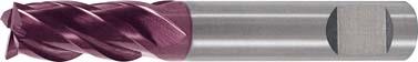 Fraise courte NU carbure monobloc TiALN queue HB D4 8,5mm/D10mm  