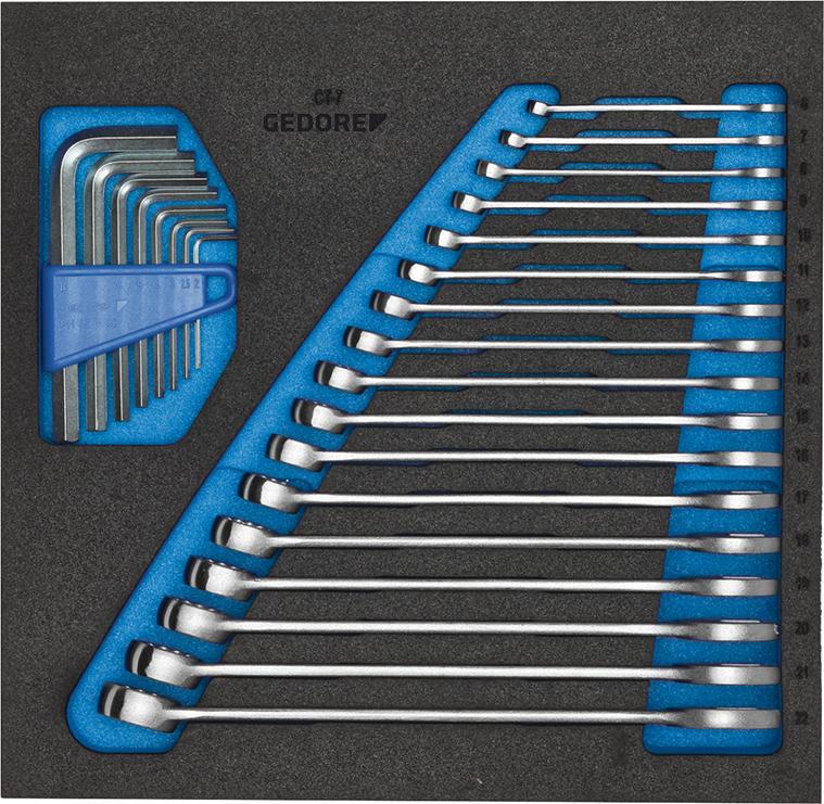 Module d'outillage CT2/3 clé mixte droite