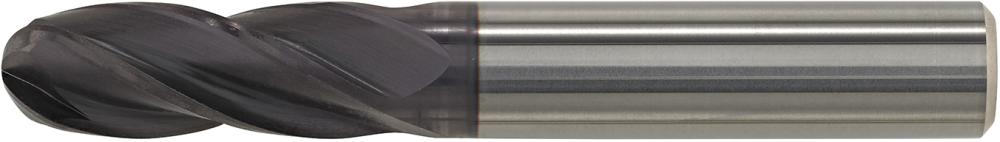 Fraise bout hémisphériquelongue NU carbure monobl oc FIRE queue HA D4 20mm 