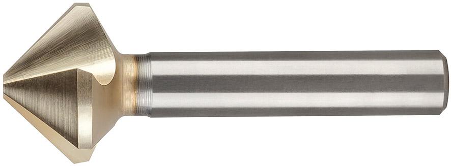 Fraise conique HSSE-PM TiZrN 90° pas variable 31mm