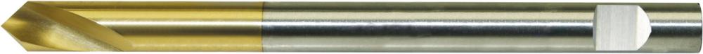 Foret à pointer NC long DIN1835 HSSCo5 TiN forme B90° queue cylindrique 10 ,0mm