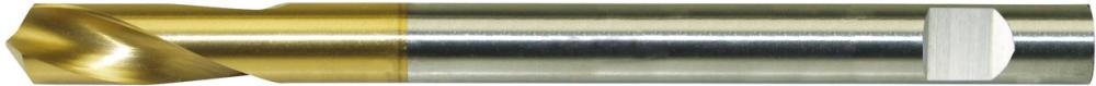 Foret à pointer NC long DIN1835 HSSCo5 TiN forme B120° queue cylindrique 8 ,0mm
