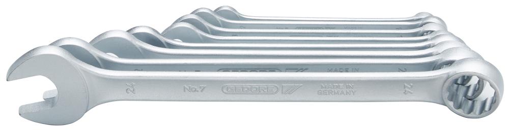 Jeu de clés mixtes DIN3113A 10-24mm 8 pièces 