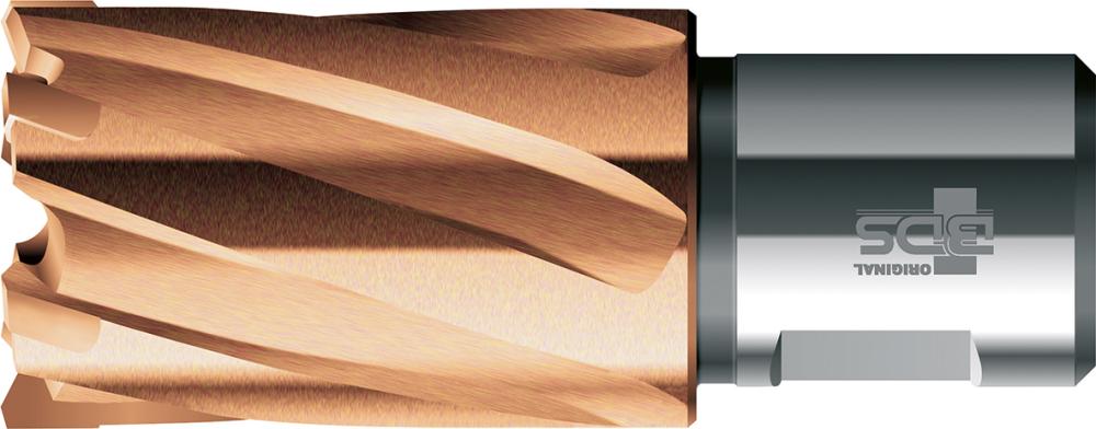 Fraise à carotter courte HKK-PLUS carbure queue Weldon 60/30mm 