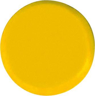 Aimant rond jaune 20mm  