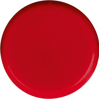 Aimant rond rouge 20mm  