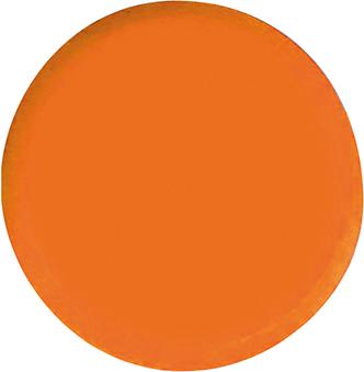 Aimant rond orange 20mm  