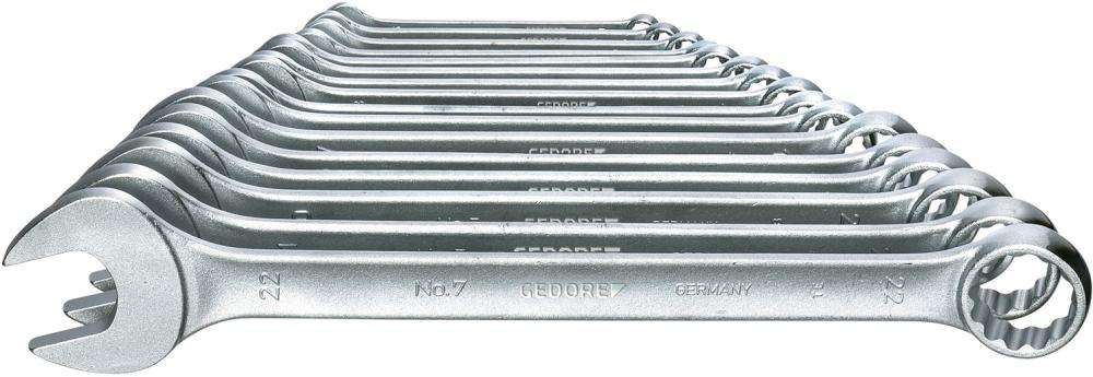 Jeu de clés mixtes DIN3113A 6-22mm 17 pièces 