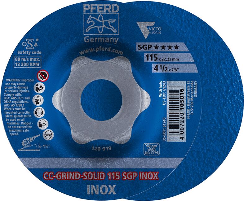 Meule CC-Grind Solid SGP INOX 115mm