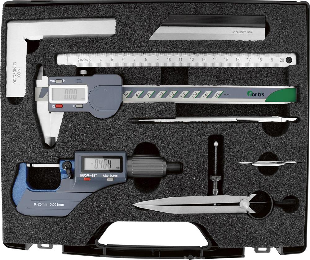Jeu de 7 instruments de mesure numérique