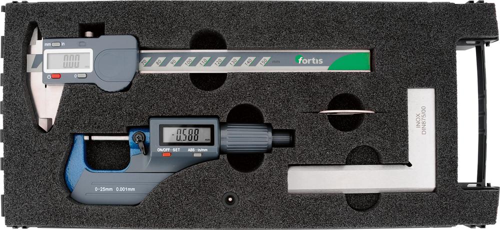 Jeu de 3 instruments de mesure numérique