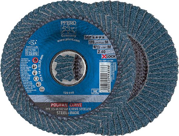 Disque à lamelles X-LOCK SGP-CURVE 125mm L G40