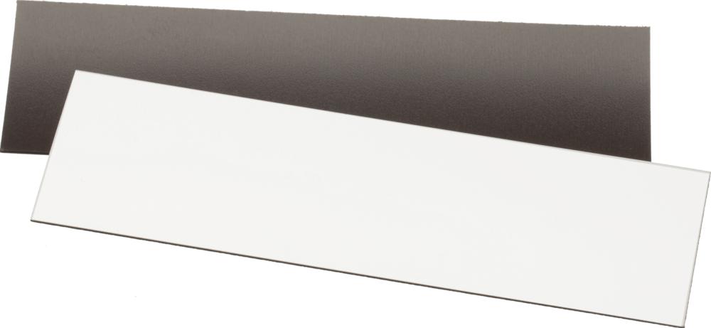 Étiquettes magnétiques UV100 blanc 30x0,6x100mm