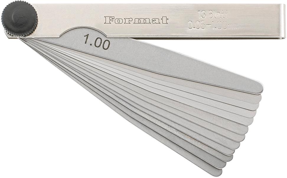 Jauge d'épaisseur haute précision 13 lames 0,05-1mm T3 