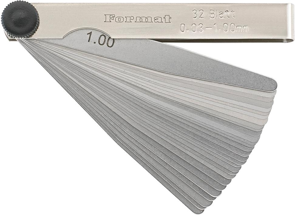 Jauge d'épaisseur haute précision 32 lames 0,03-1mm T3