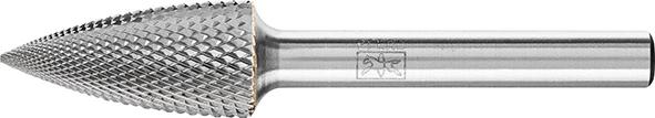 Fraise sur tige carb Forme en ogive 1225 MICRO 6mm12x25mm