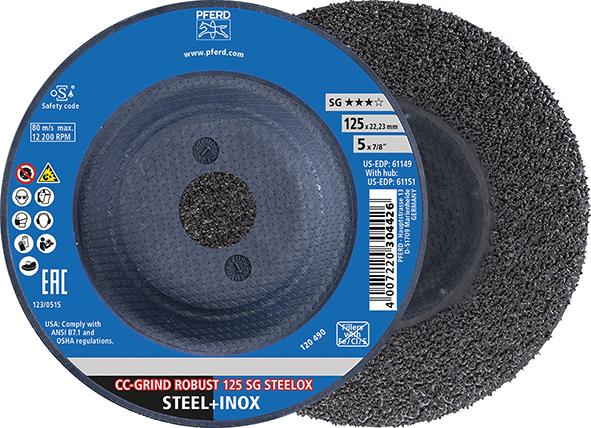 Meule SG CC-GRIND-ROBUST STEELOX 125mm 