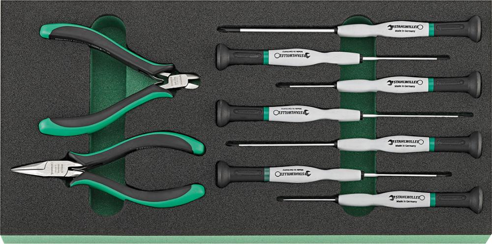 Module d'outillage 1/3 Outils p.l'électronique TCS7 821/9 