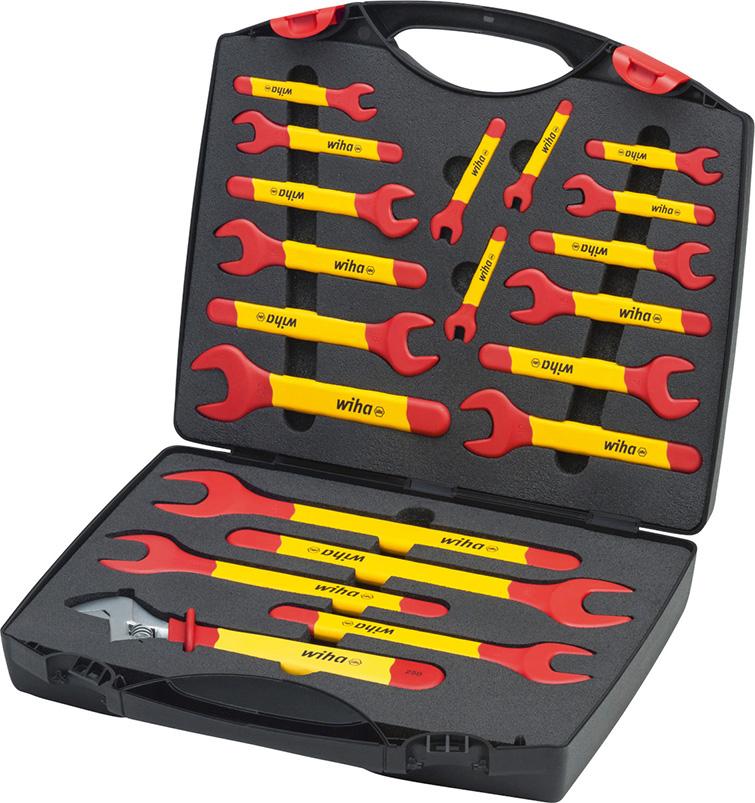 Jeu de clés à fourche VDEcoffret de 20 pièces 
