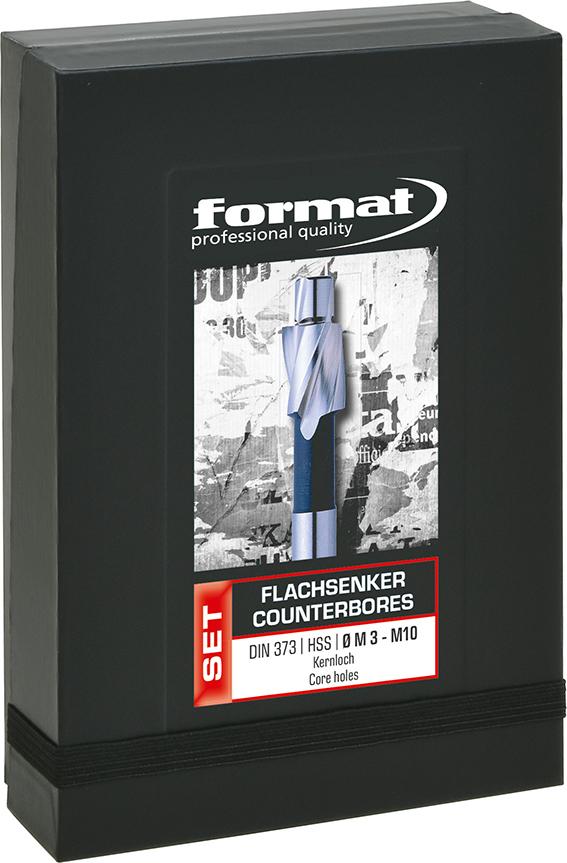 Jeu de fraises à lamer avant-trou 3mm, DIN373 M3-M10 